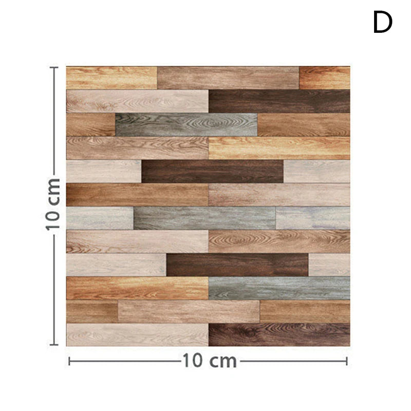 1:12 Dollhouse Miniature Grain Floor Wallpaper Tiles Sticker | Bathroom Living Room Deco detail view