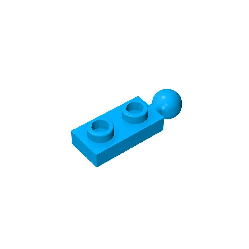 Gobricks GDS-852 Plate Modified 1 x 2 with Tow Ball on End | Building Block for DIY C alternate view