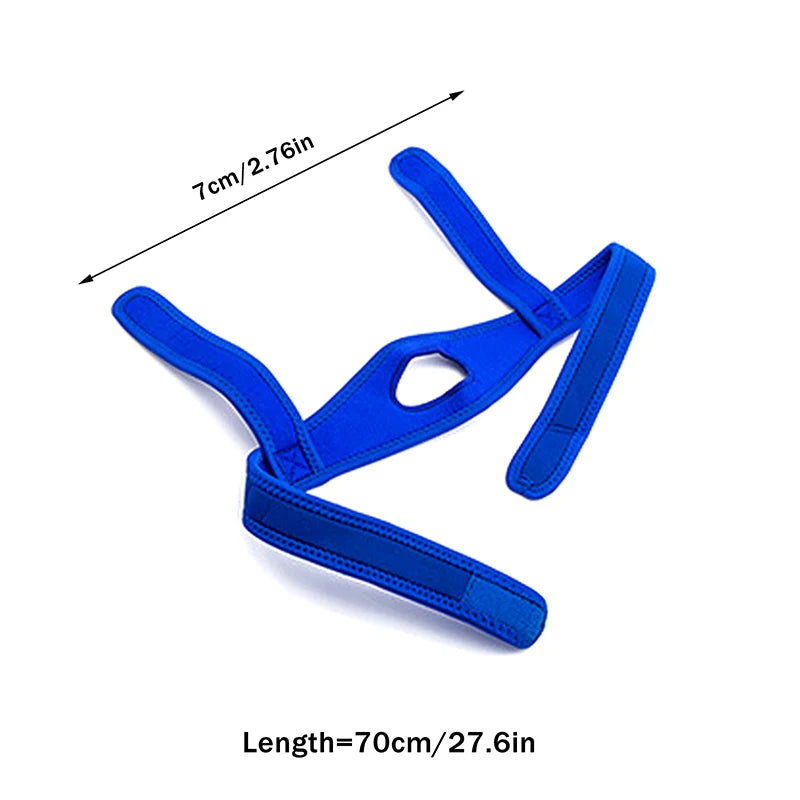 Anti Snore Chin Strap | Adjustable Sleep Support Belt additional angle