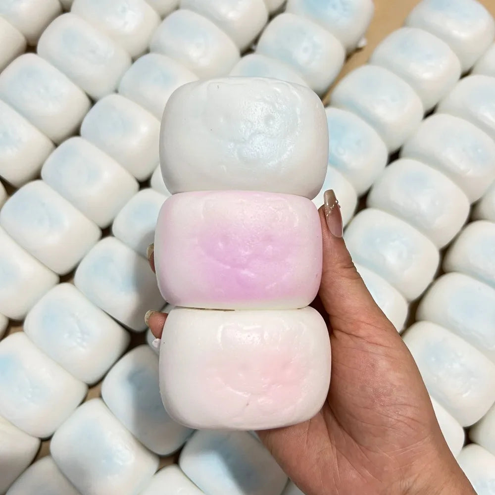Squishy Steamed Bun Stress Toy | Slow Rising Sensory Fidget for Anxiety Relief alternate view