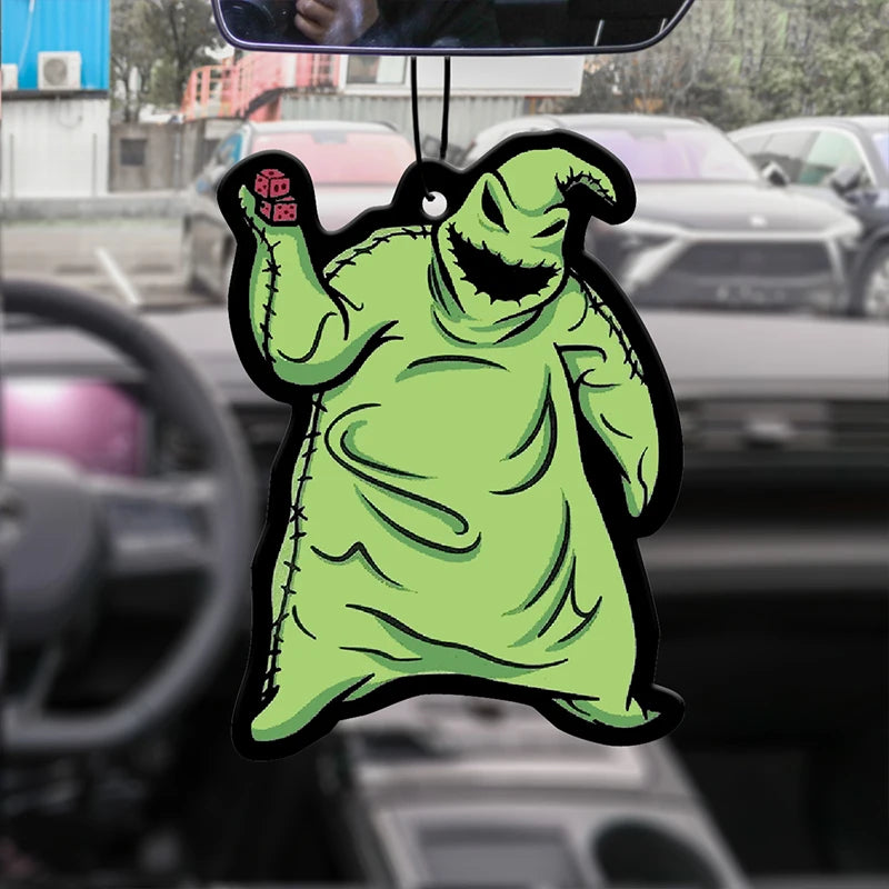 Call me on Halloween, car air freshener, perfume pendant, rearview mirror hanging deco close-up view