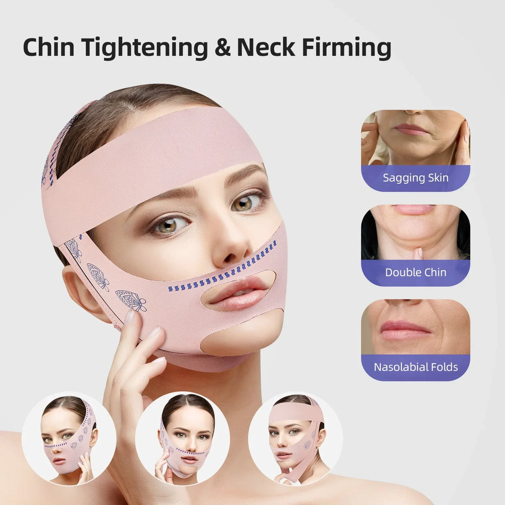 Face Slimming Bandage | V Line Shaper for Cheek and Chin Lift close-up view