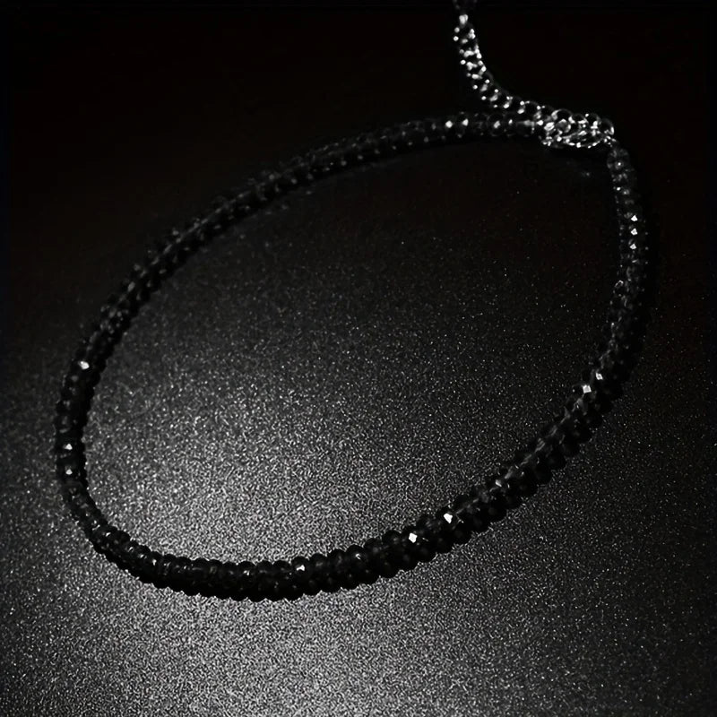 Sparkling Classic Noble Multi-color Artificial Crystal Necklace Neck Jewelry For Birthda detail view