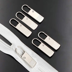 5/10PC Zipper Slider Puller Instant Zipper Repair Kit Replacement Broken Buckle Travel B detail view