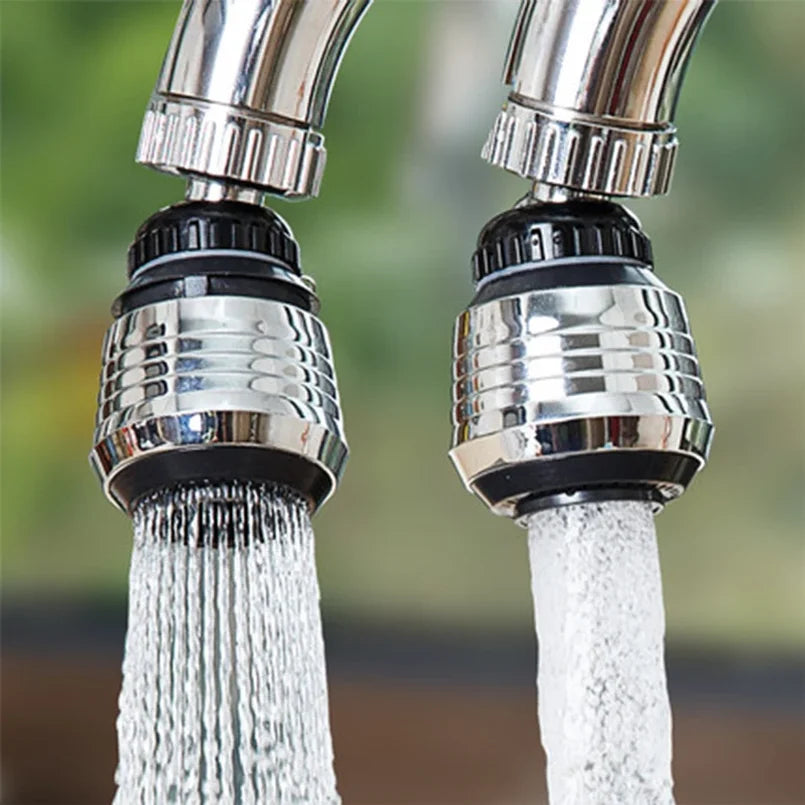 2 Modes 360 Rotatable Bubbler High Pressure Faucet Extender | Water Saving Kitchen additional angle