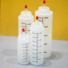 Commercial Plastic Sauce Squeeze Bottles with Lids