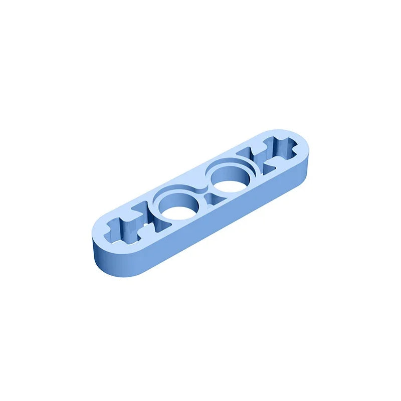 Gobricks GDS-690 Technical Liftarm Thin 1 x 4 with Axle Holes | Compatible Building additional angle