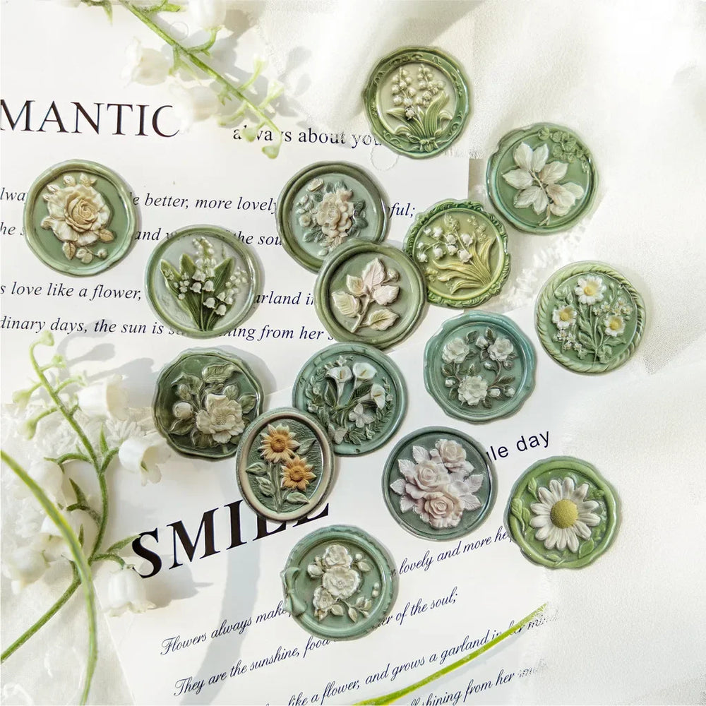 Wax Seal Stickers 3D Self Adhesive | Creative Stationery Decor alternate view