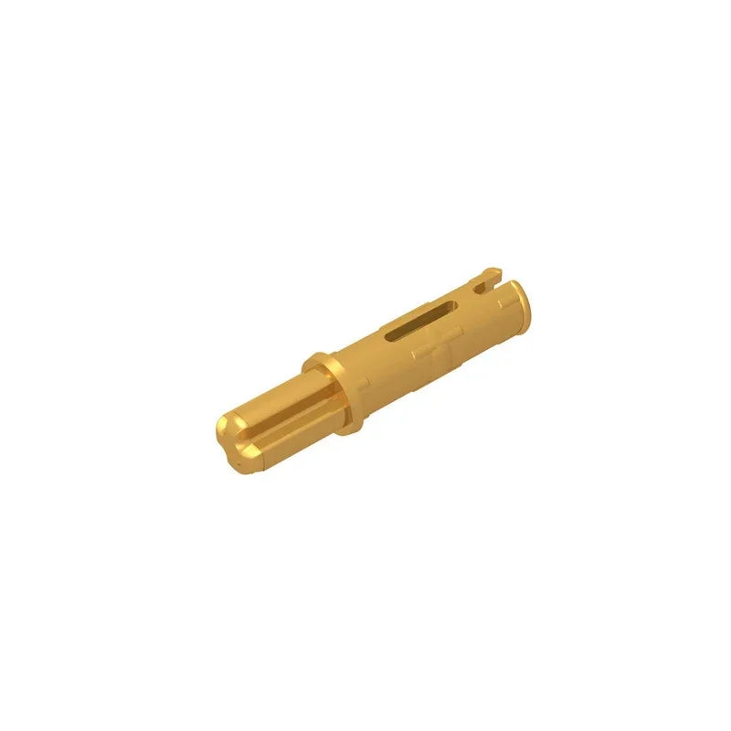 Gobricks GDS-929 Axle Pin 3L with Friction Ridges | Compatible Building Block for Tech close-up view
