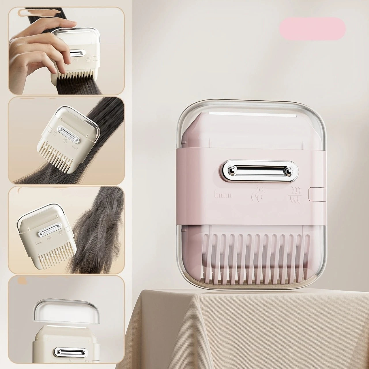 Double-Headed Manual Hair Cutting Tool 6-in-1 Trimmer Comb Bang Thinning Remover Sa additional angle