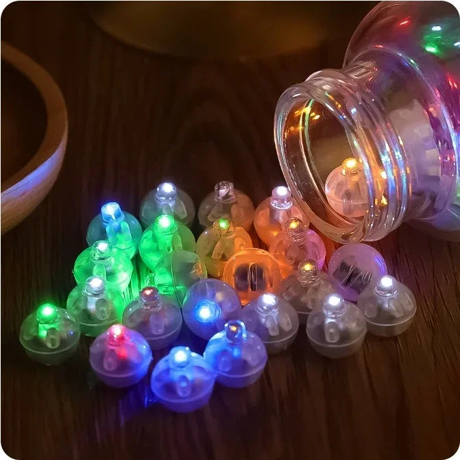 LED Balloon Light Colorful Flashing Luminous Tumbler Ball Lamp Lantern Light Christma alternate view