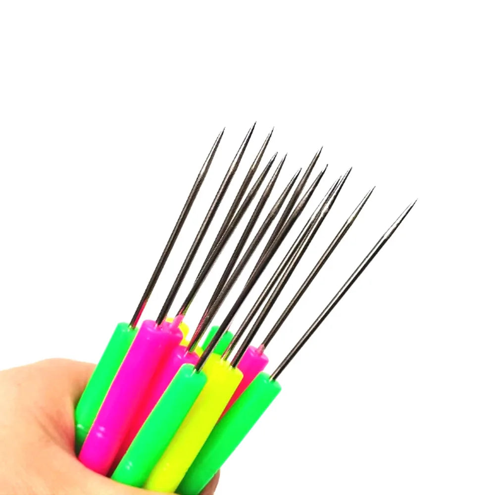 Stainless Steel Handle Awl Tools Accessories Jewelry Making Tools Sewing Craft Supp additional angle