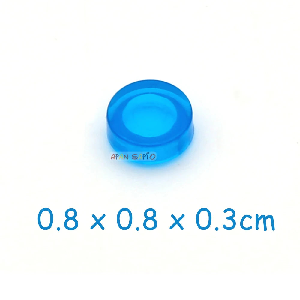 100pcs 1x1 Round Building Blocks Bricks | 33 Color DIY Educational Toy Set alternate view