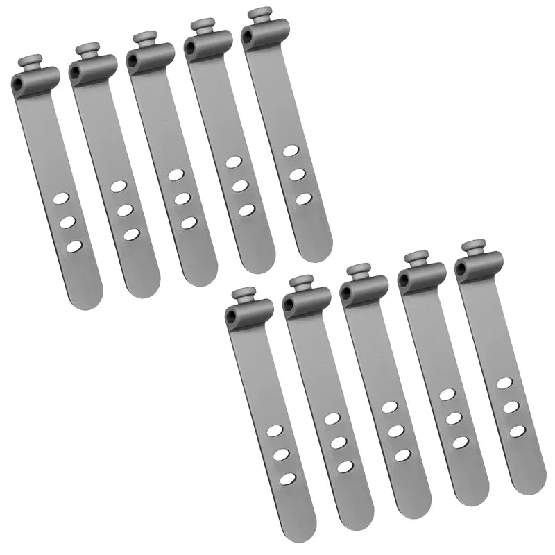 5/10pcs Cable Organizer Clip Strap Silicone Strap Line Storge Holder Cable Wire Wra additional angle