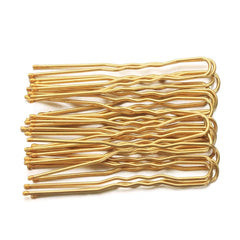20PCS 5/7cm U Shaped Hairpin Gold Bridal Hairstyle Tool Alloy Gifts Barrette Hair Clips detail view