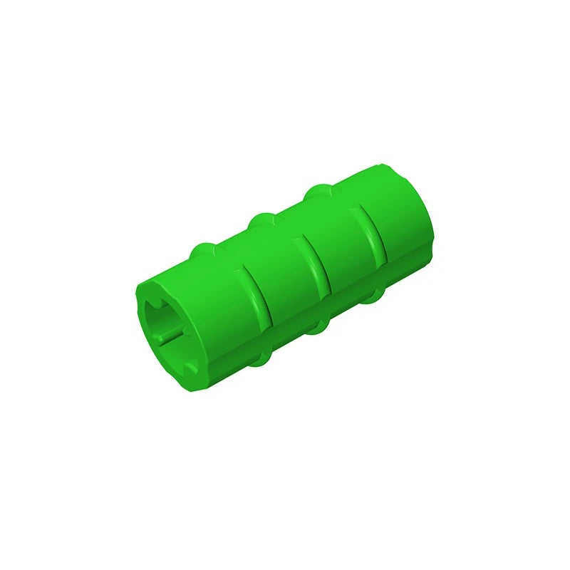 Gobricks Cross Axle Extension M 3 Ribs | Compatible Technical Building Block Connector detail view