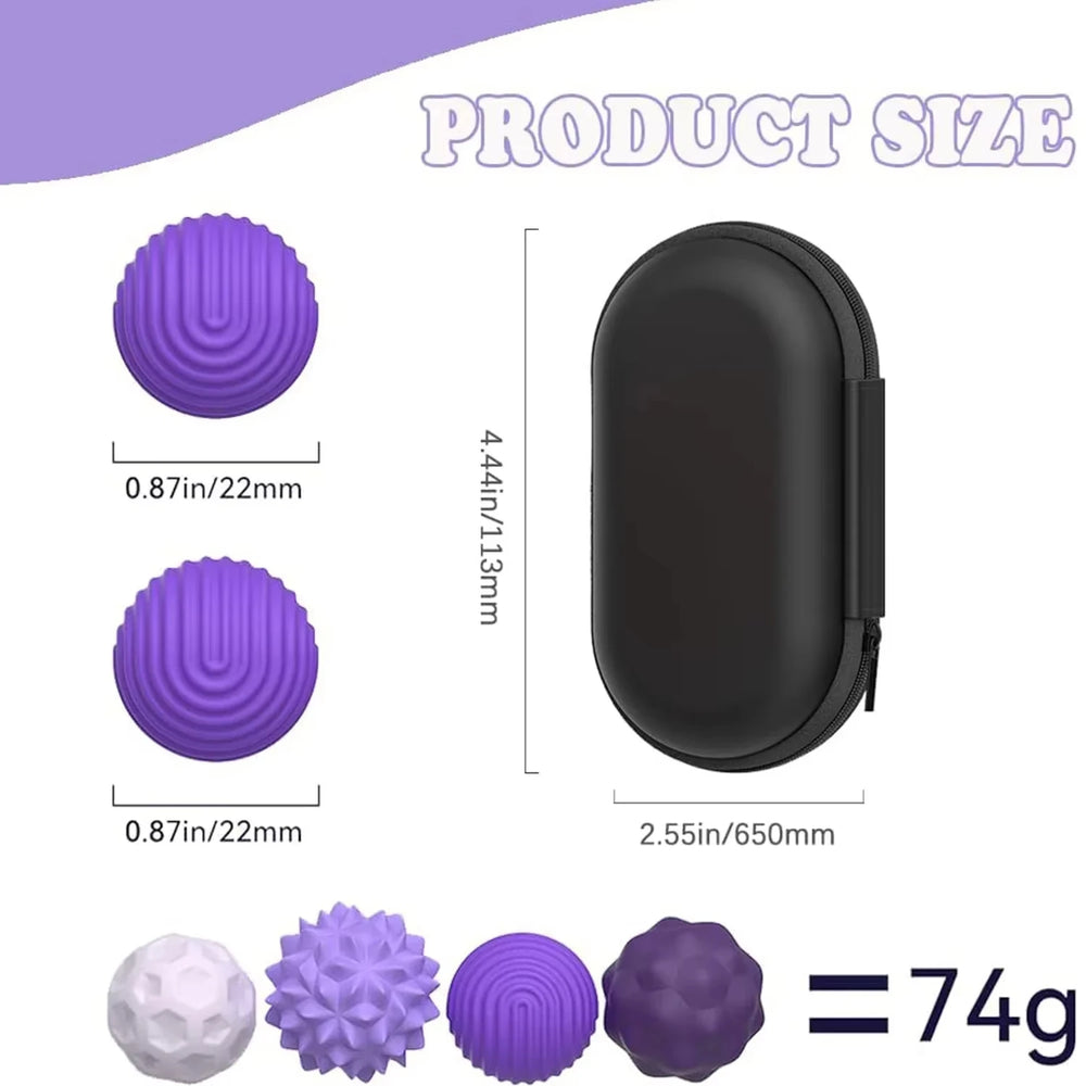 Magnetic Silicone Sensory Balls | Fidget Toy for Anxiety and ADHD Relief additional angle