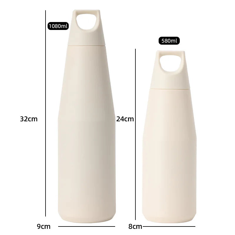 Steel Japanese Style Vacuum Thermos 580/1080ml Double Wall Ice Cooler Home Vacuum Spo lifestyle view
