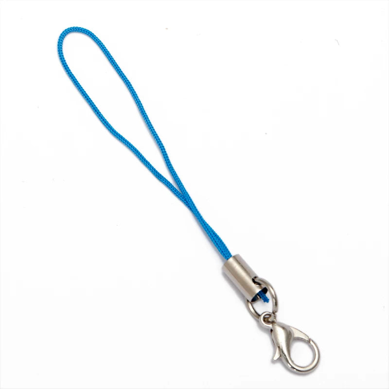50pcs Cell Phone Lanyard Strap String Mobile Hook With Lobster Clasp Ring Keychain For close-up view