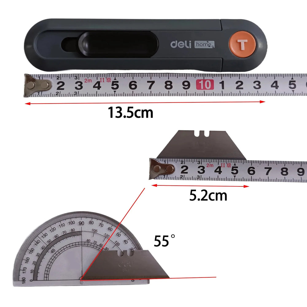 Knife 12mm/9mm/18mm/T-shape Multi-specification Carbon Steel Courier Box Cutter Kni additional angle
