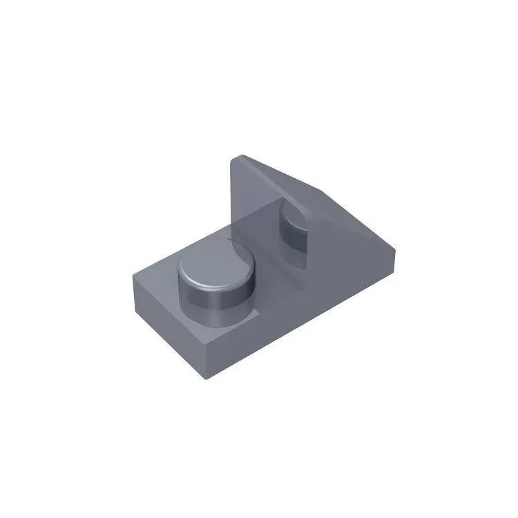 Gobricks GDS-832 Slope 45 2x1 with 2/3 Cutout | Compatible Building Block for DIY close-up view
