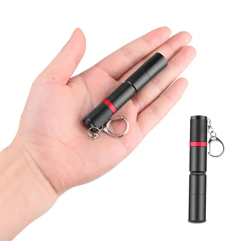 Powerful LED Keychain Flashlight | Waterproof Pocket Torch for Camping and Fishing additional angle