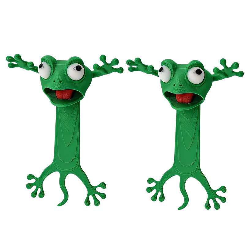 3D Printed 3D Flattened Frog Bookmarks, Office Supplies, Book Accessories,Stationery alternate view