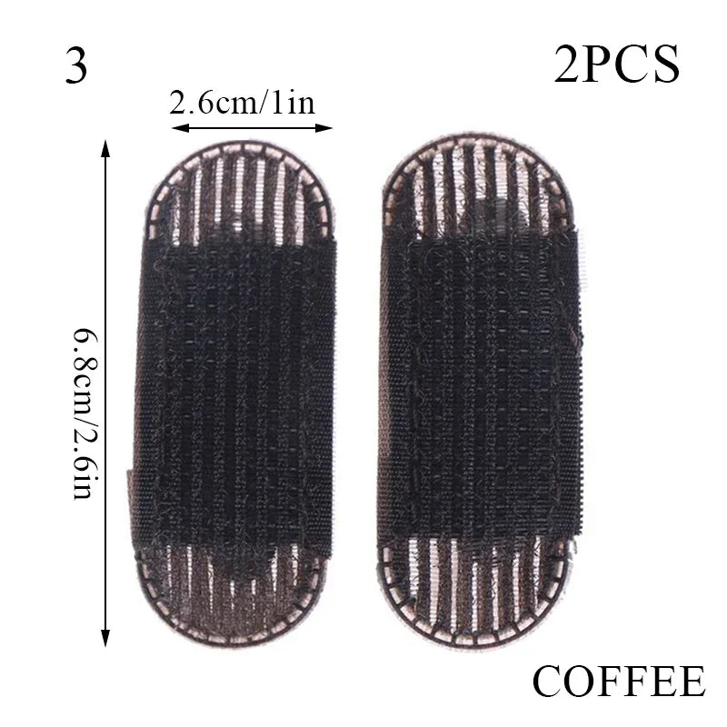Hair Head Puff Cushion Invisible Fluffy Hair Clip Pad Sponge Pins Bun Bump Volume Hair Base Women Girls Hair Style Accessories