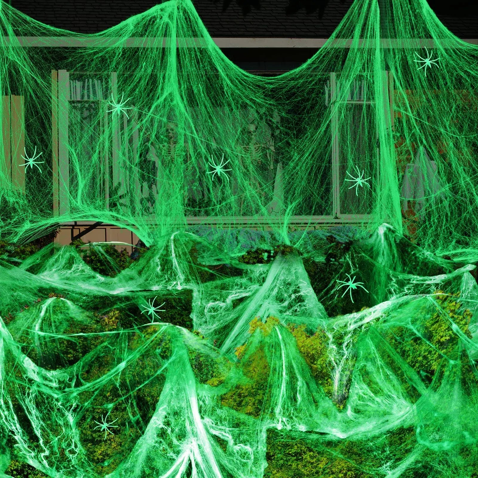 Halloween Glow in The Dark Spider Web