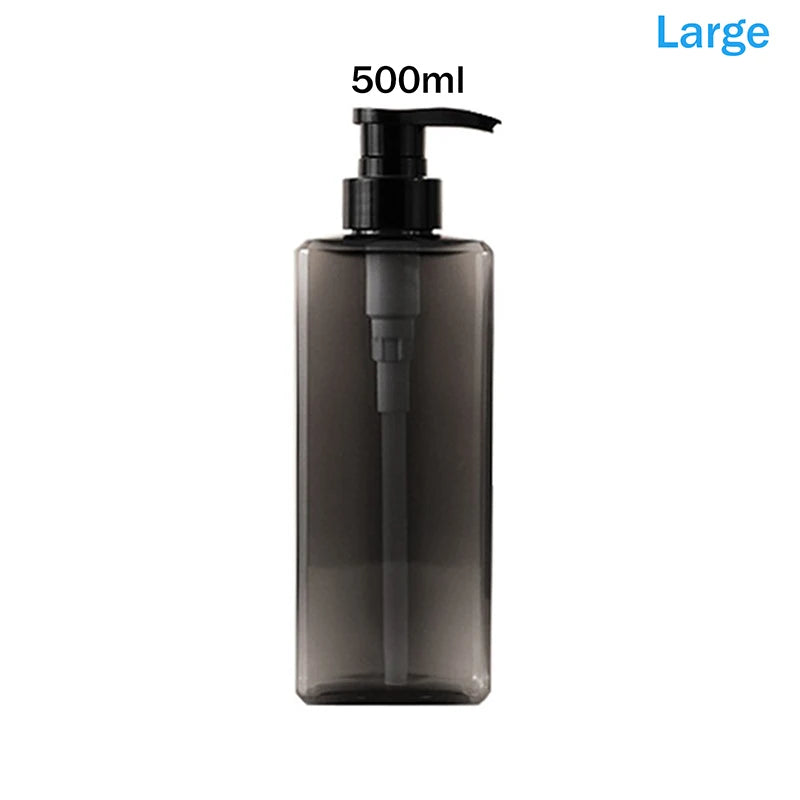 Square Soap Dispenser | Refillable 400/500ml Bathroom Pump Bottle close-up view