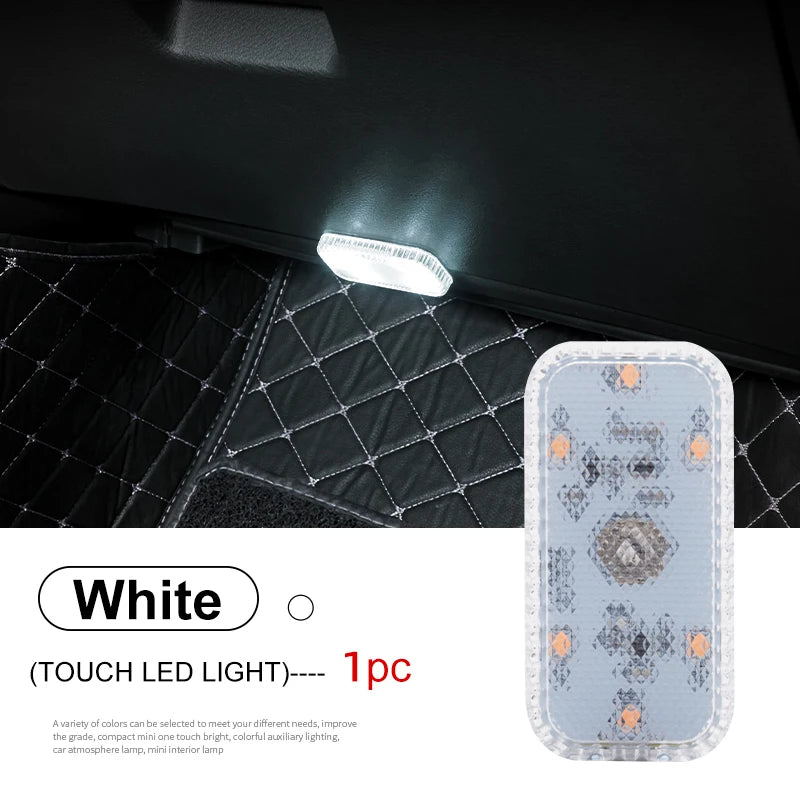 Mini Wireless Car LED Touch Light | USB Rechargeable Interior Reading Lamp alternate view