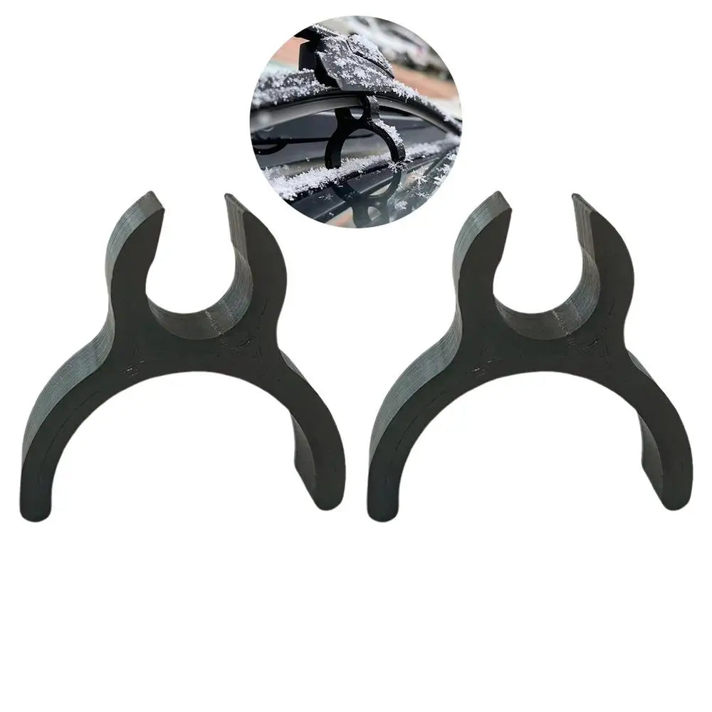 2Pcs Car Wiper Anti Freeze Bracket Wiper Snow Defence Protective Rack Winter Anti S additional angle
