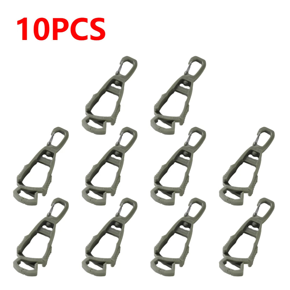 1-10pcs Glove Clips For Work Glove Holders Glove Belt Clip With Hook Portable Work Gl lifestyle view
