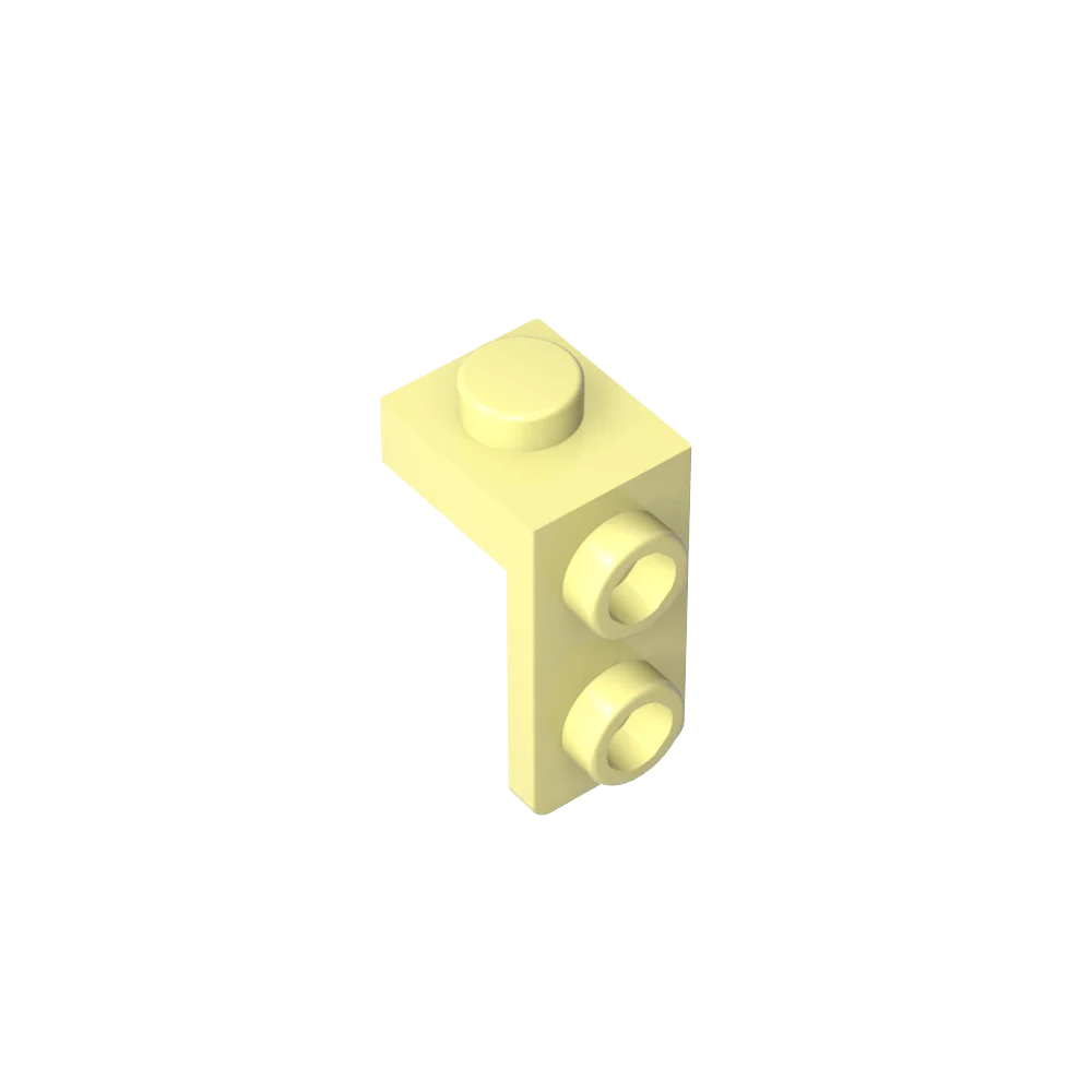 Gobricks Bracket 1 x 1 - 1 x 2 | Compatible Building Block lifestyle view
