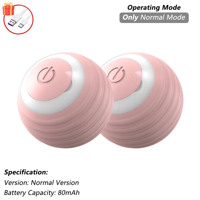 Interactive Smart Cat Toy Ball | Automatic Rolling Ball with Obstacle Avoidance detail view