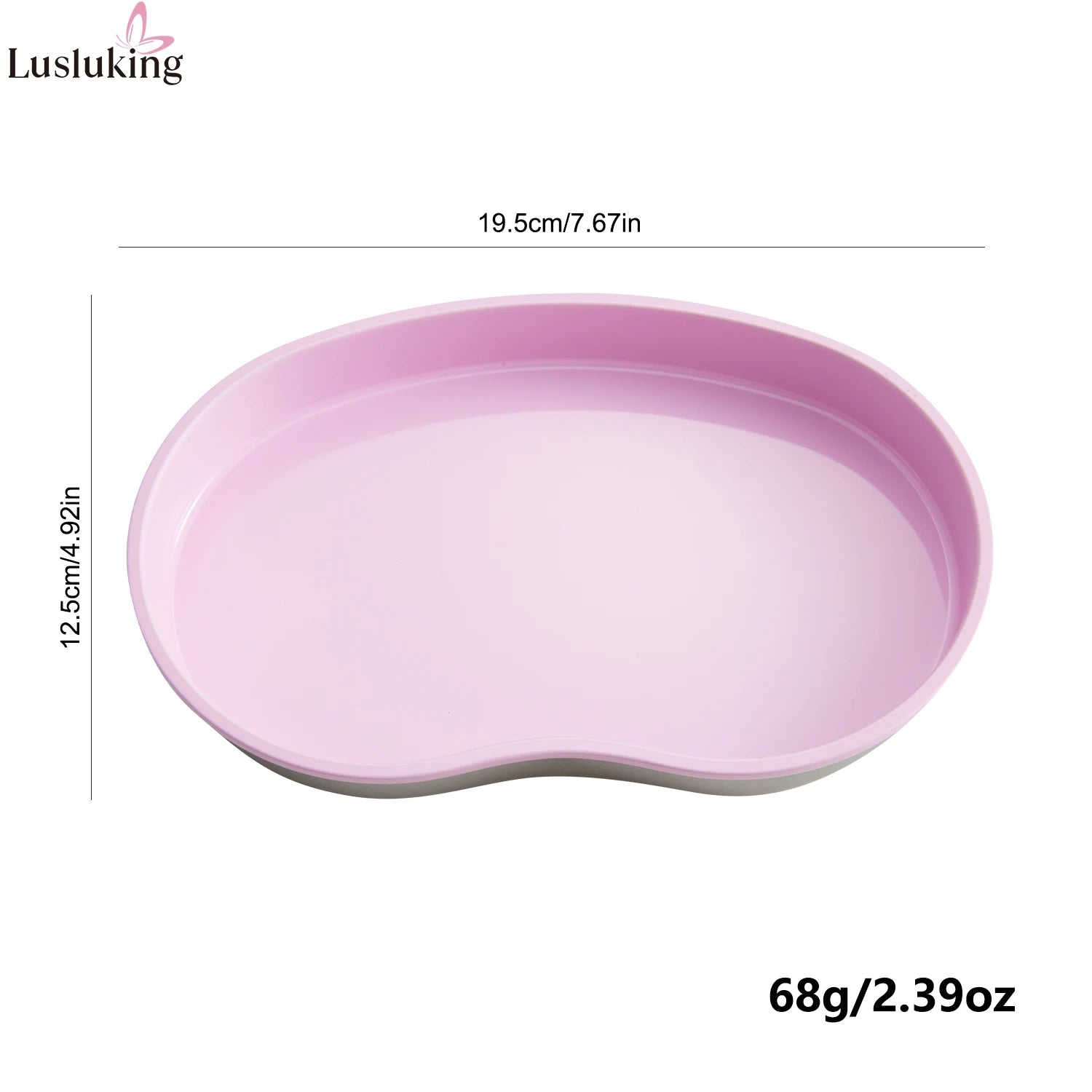 Premium Tinplate Nail Art Tray Multi Shape Nail Tool Organizer Storage Tray for Manicure detail view