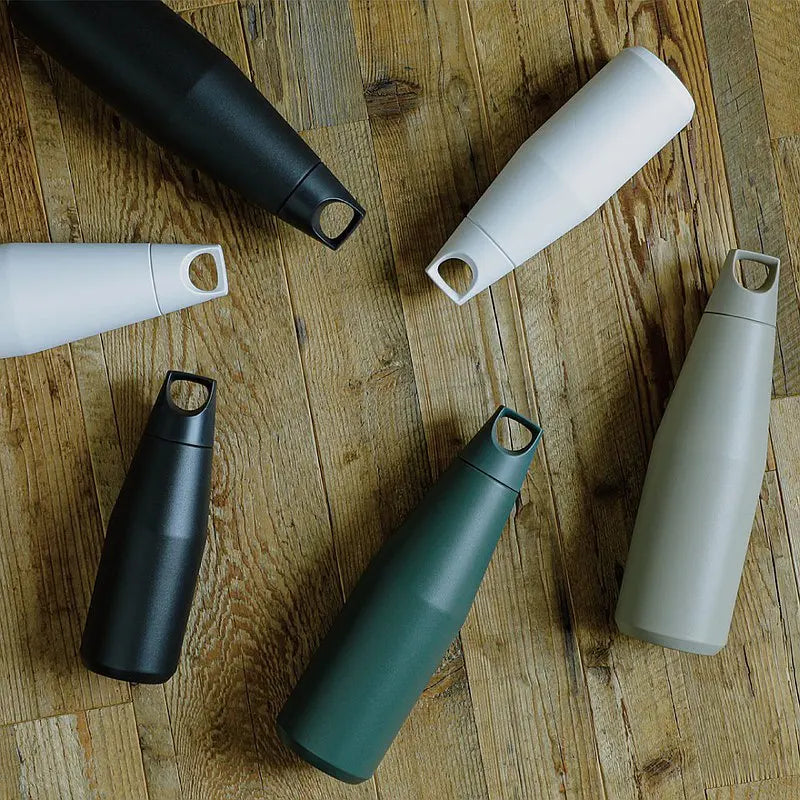 Steel Japanese Style Vacuum Thermos 580/1080ml Double Wall Ice Cooler Home Vacuum Sports detail view