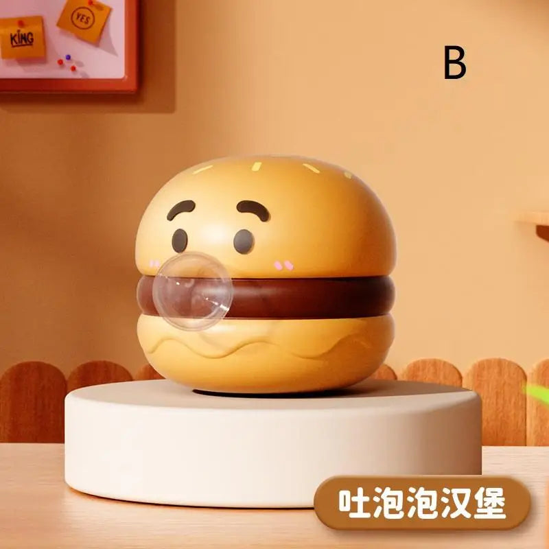 Cute Food Series Spitting Bubbles Squishy Squeeze Toys Anxiety Stress Relief Sensor additional angle