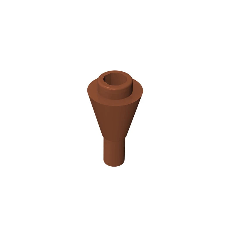 Gobricks GDS-1138 Cone 1 x 1 Inverted with Bar | Building Block for DIY Creations lifestyle view