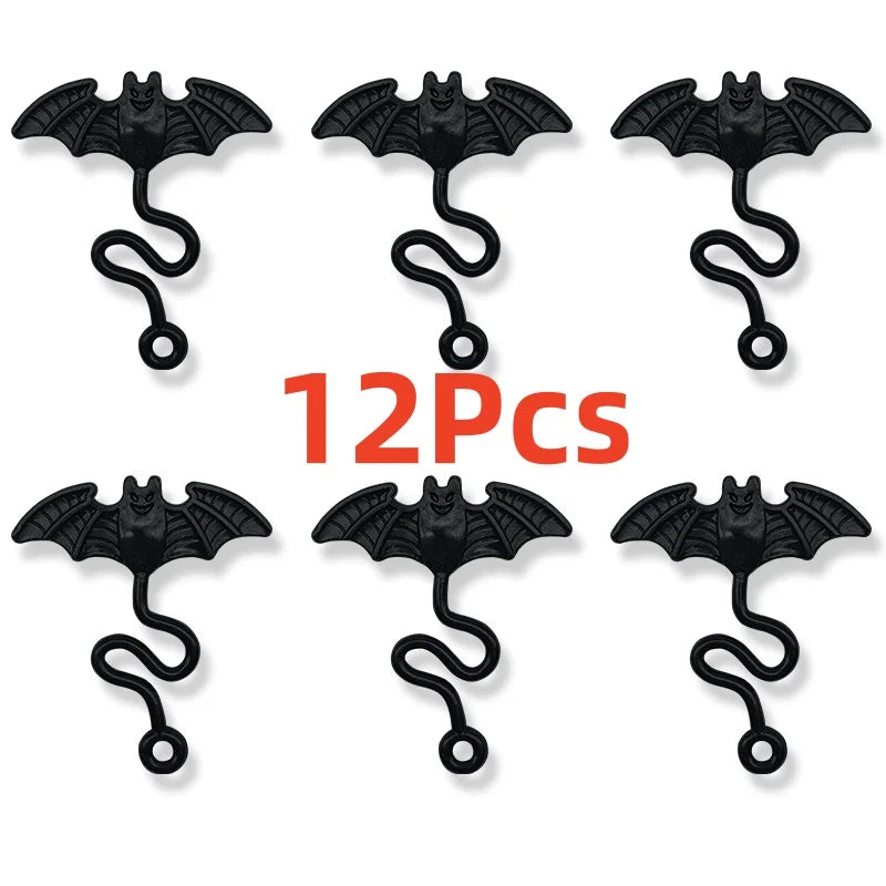 12Pcs Funny Elastic Bat Sticky Toy Wall Climber For Kids Birthday Party Favors Goodie alternate view