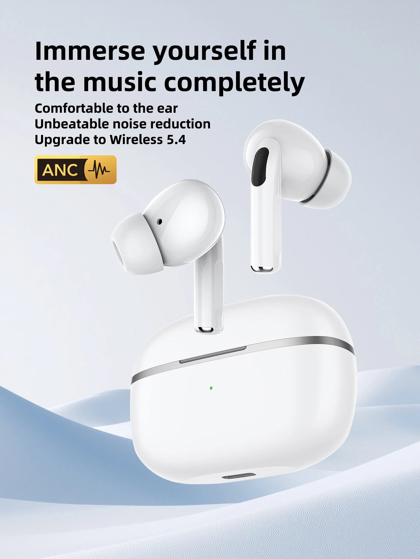 2026 Pro Wireless Bluetooth Headphones | Premium Sound with Mic and Charging Case