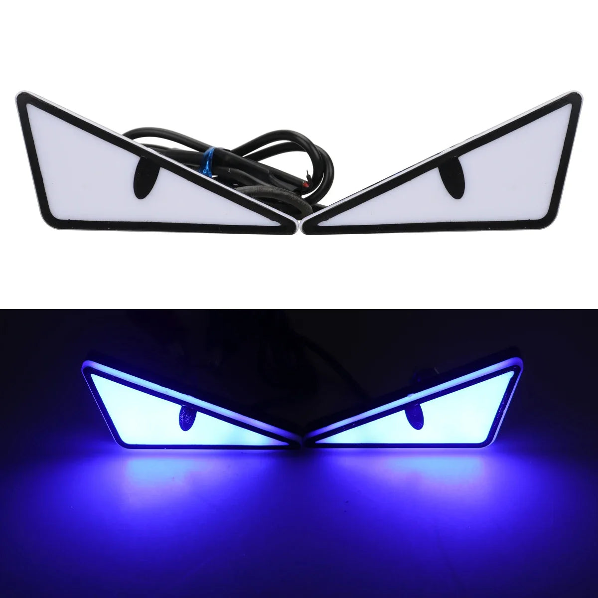 2PCS Car Motorcycle LED Devil Eyes Light | 12V Demon Eyes Decoration Lamp lifestyle view