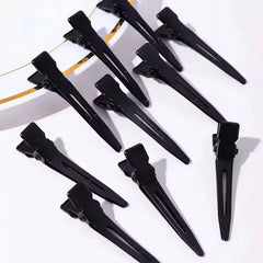 10PCS Black Duckbill Hair Clips Nonslip Alligator Hair Clips Barber Salon Styling Dyi alternate view
