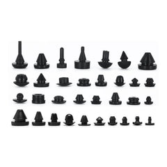 Solid Silicone Rubber Caps 2mm to 16mm T Type Plug Cover Snap-on Gasket Blanking End Caps Seal Stopp