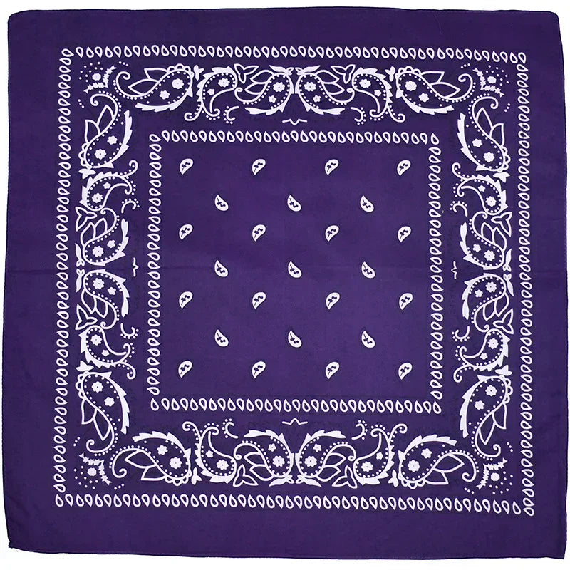 55cm*55cm Outdoor Sports Bandana Scarf Face Mask Riding Camping Cycling Headscarf Tube close-up view
