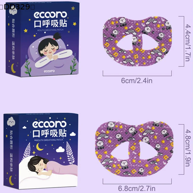 Anti Snoring Nose Strips & Mouth Tape for Better Sleep | 30 Patches additional angle