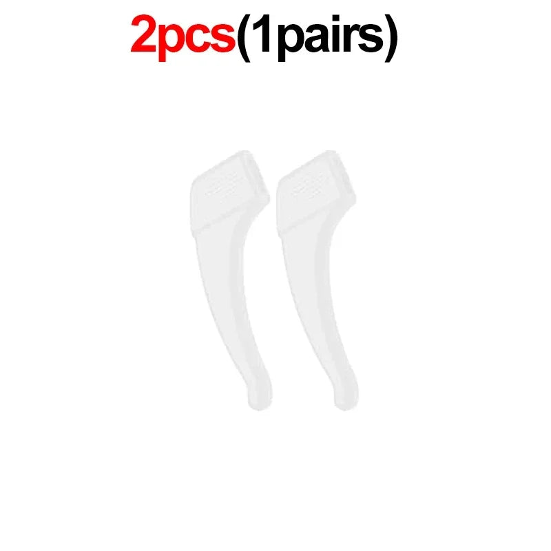 2/40pcs Silicone Ear Hook Anti-slip Glasses Leg Ear Sleeve Bracket Fastener Sunglas additional angle