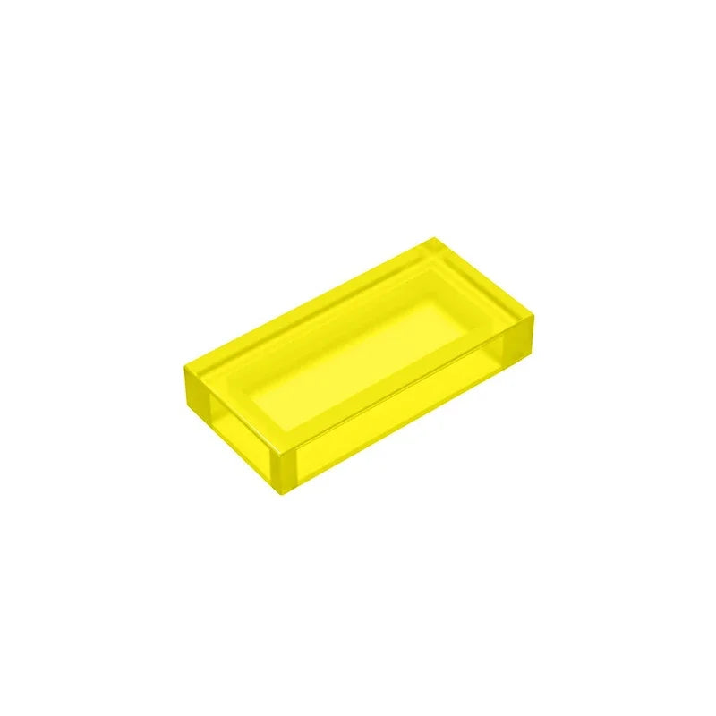 Gobricks GDS-566 Tile 1 x 2 with Groove | Compatible Building Block lifestyle view