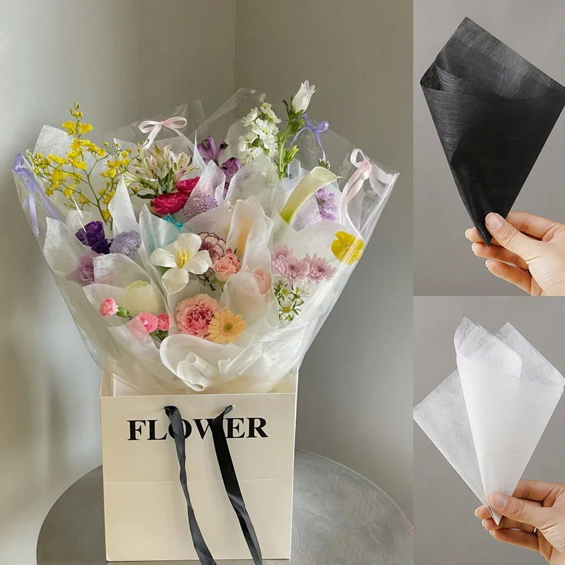 Soft Cotton Flower Wrapping Paper | Bouquet Lining for Gift DIY lifestyle view