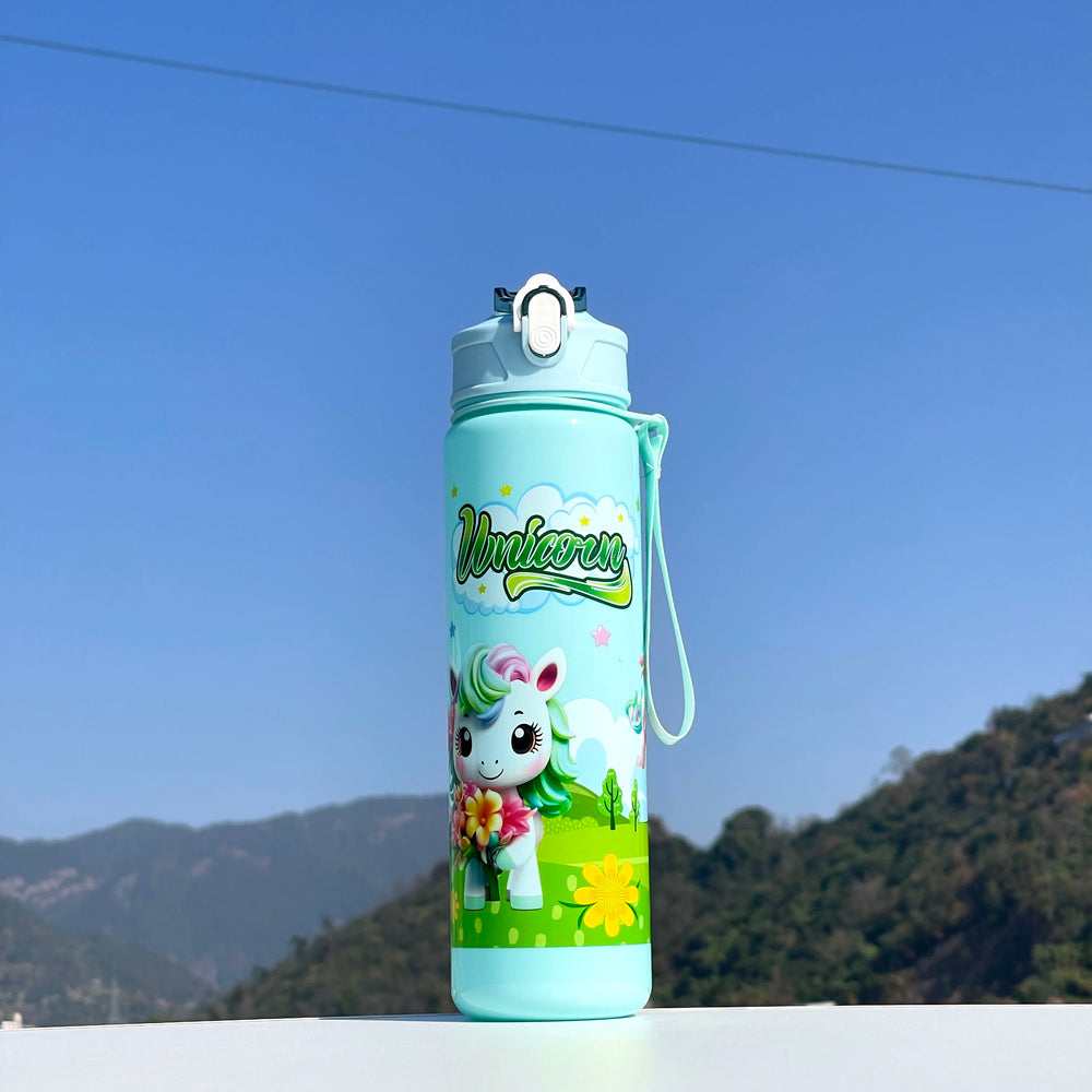 A Unicorn Straw Cup, Cute and Portable, with a Large Capacity, Especially Suitable for close-up view